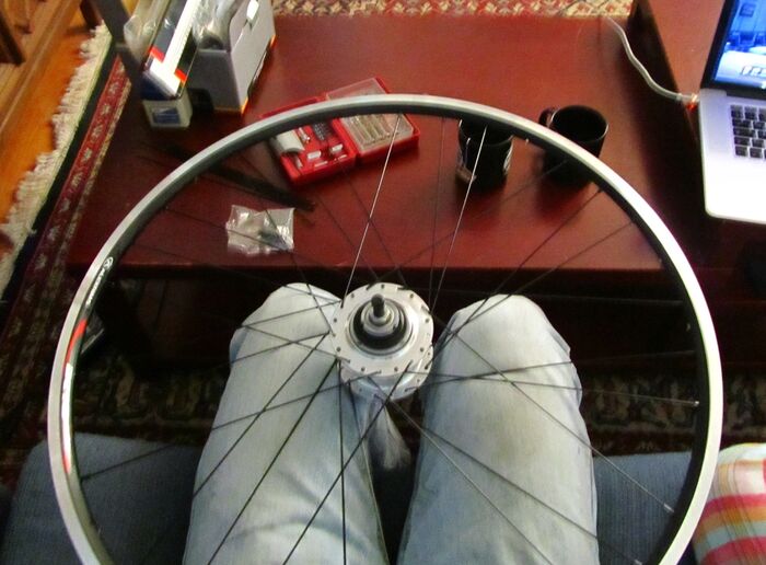 Lacing and watching a movie