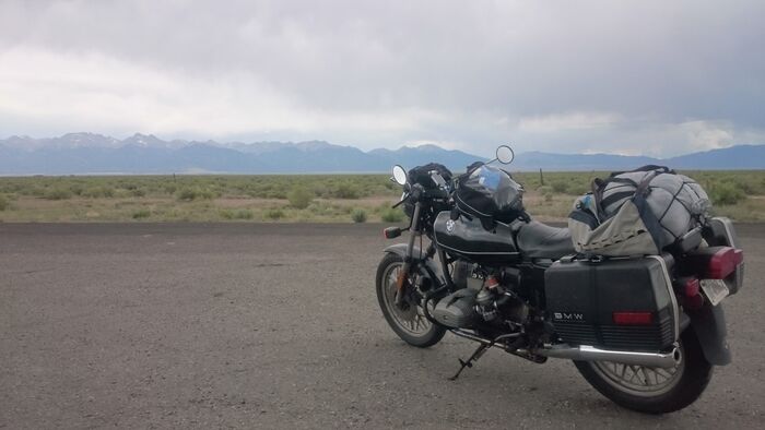 This is Penelope, my 1984 BMW R65. I've had her since 2011.