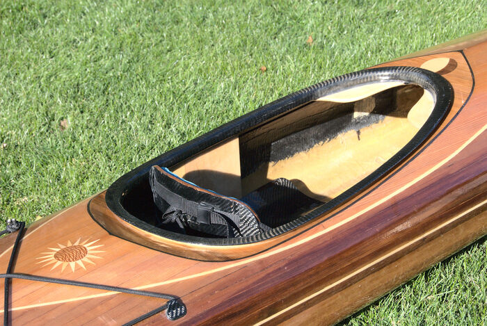 A cedar-strip kayak — photo 17